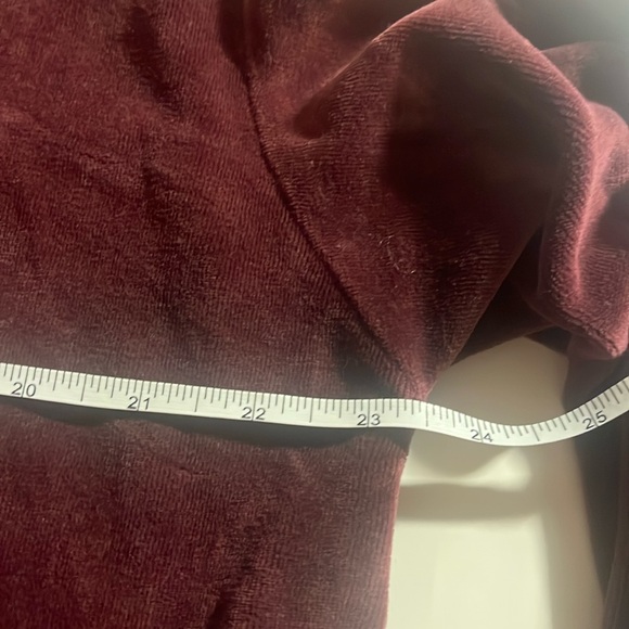 Nautica Velour Brown Quarter -Zip Pullover Sz M Mens - Picture 9 of 10